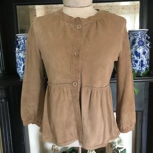 Banana Republic suede blazer